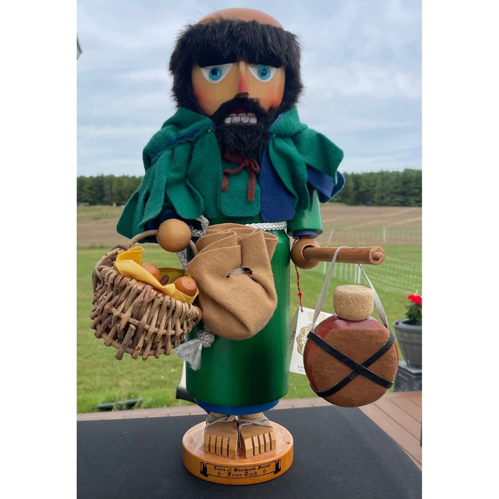 Steinbach Signed Friar Tuck Tales of Sherwood Forest Nutcracker Kurt S Adler